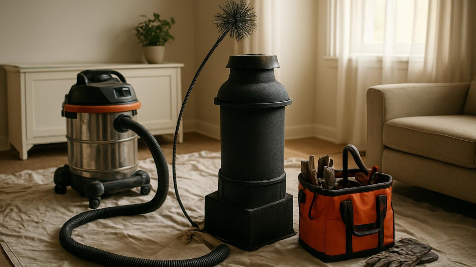Practical chimney sweep & inspection in Woburn
